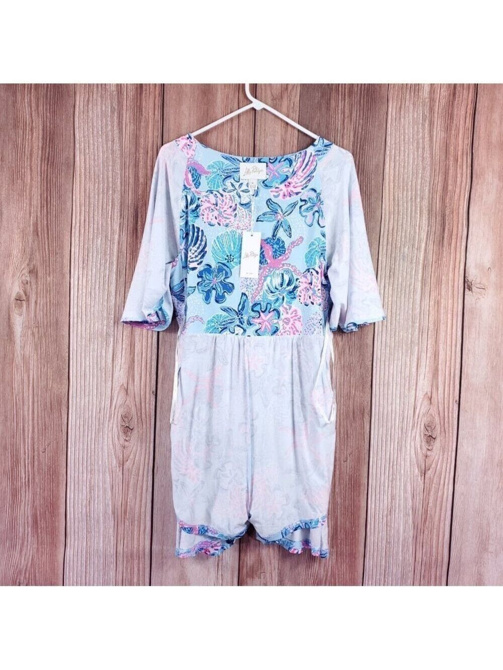 NWT Lilly Pulitzer Minka Skirted Romper Bahamas Beachcomber Womens XL 013470 - Picture 8 of 15